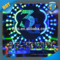 Private Label Produkt qr Code benutzerdefinierte Design Hologramm Logo Design, Gold Hologramm Logo Design